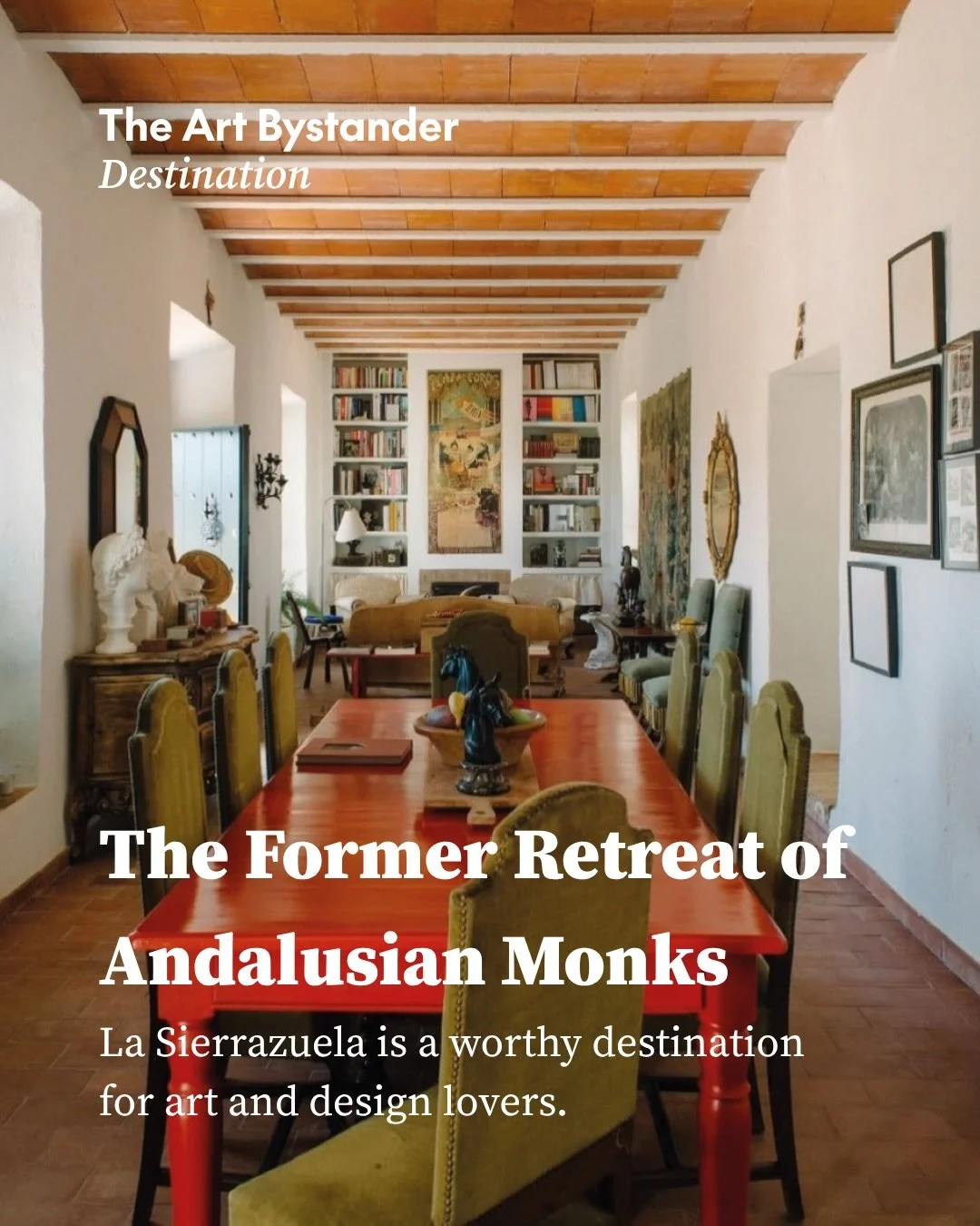 La Sierrazuela did not begin as an Andalusian lifestyle fantasy. Built in 1750 as a retreat for Jesuit monks, later inhabited by a Sufi community and found on Idealista with mustard-yellow walls and dated fittings, the cortijo outside Arcos de la Fro