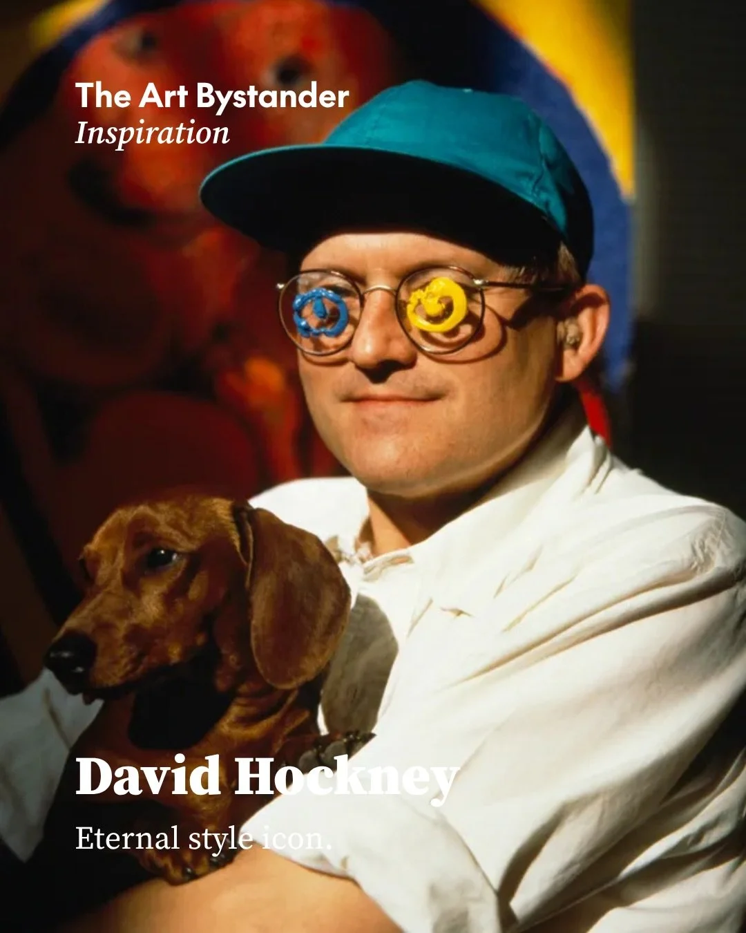 Sunday style moodboard: David Hockney, RIP master of art and personal expression.

#theartbystander #davidhockney #art #style #styleicon