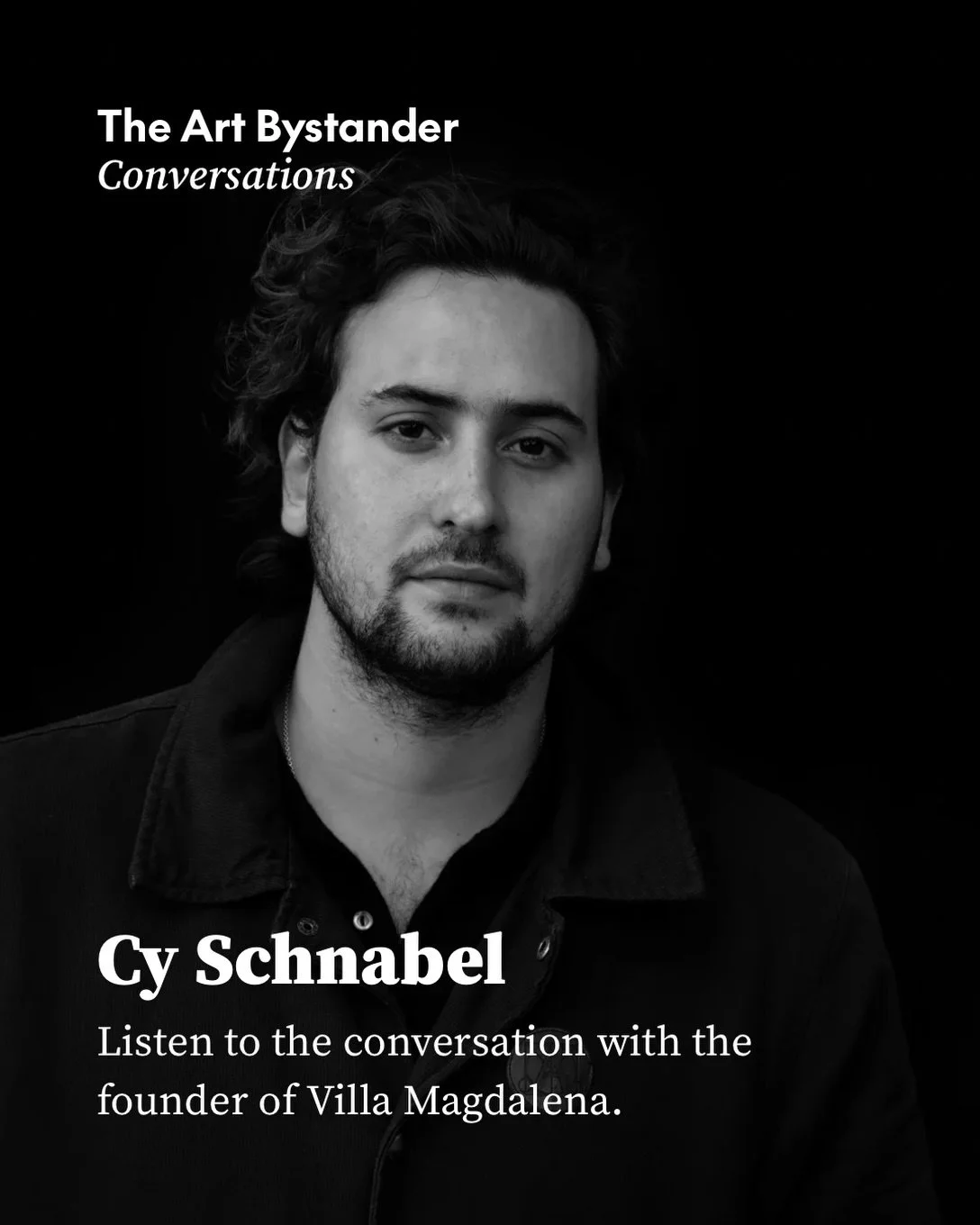 &ldquo;If I was going to open a gallery, it needed to have a very personal identity.&rdquo;

I met Cy Schnabel (@cschnabel) at Villa Magdalena (@villamagdalena33) in Madrid during @arte_madrid Weekend.

Born in New York in 1993 to Julian Schnabel and