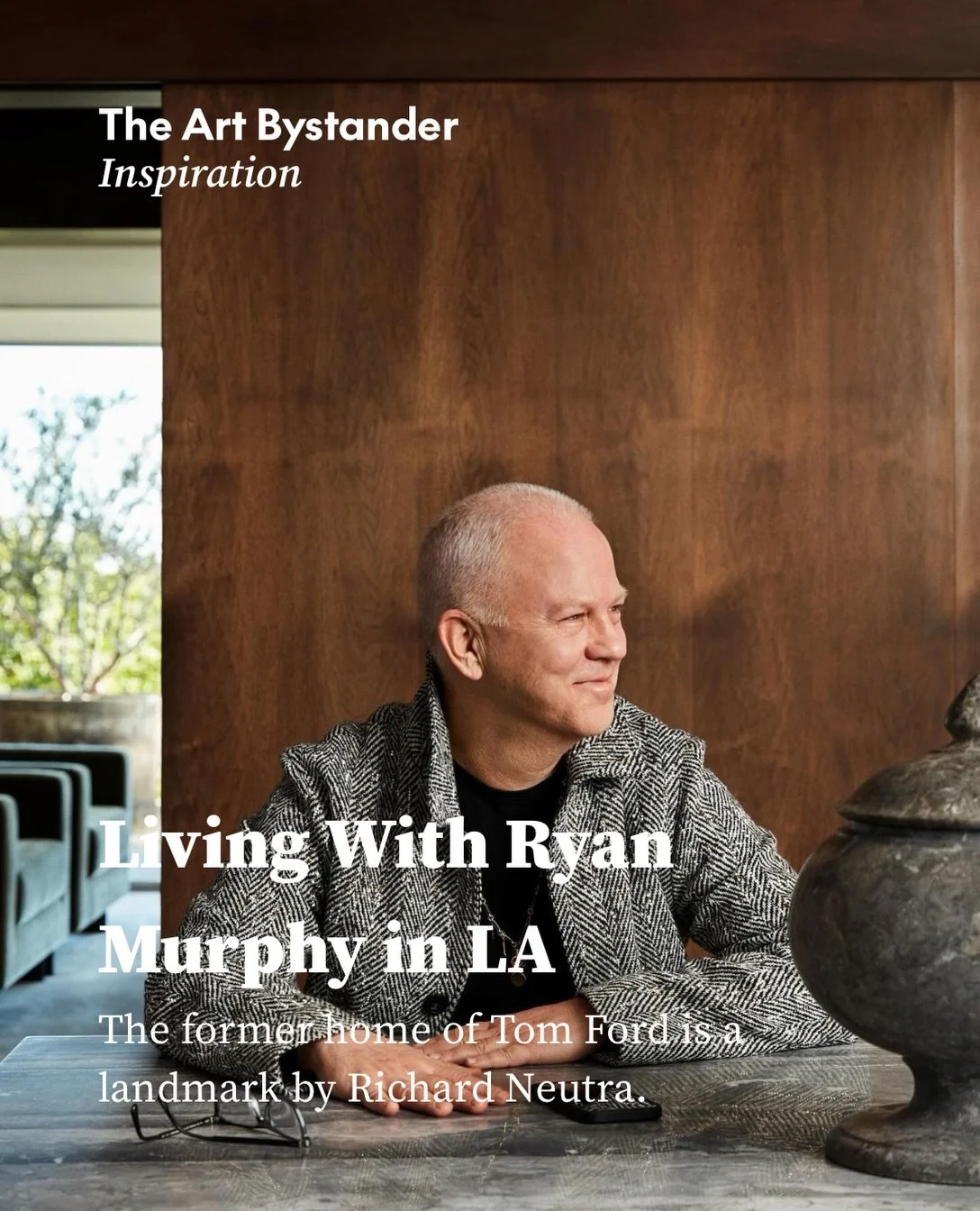 Ryan Murphy has taken one of Richard Neutra&rsquo;s most celebrated houses and refused to treat it as a midcentury period piece.

Built in 1955 and owned for two decades by Tom Ford, the Los Angeles landmark is said to have helped shape Ford&rsquo;s 