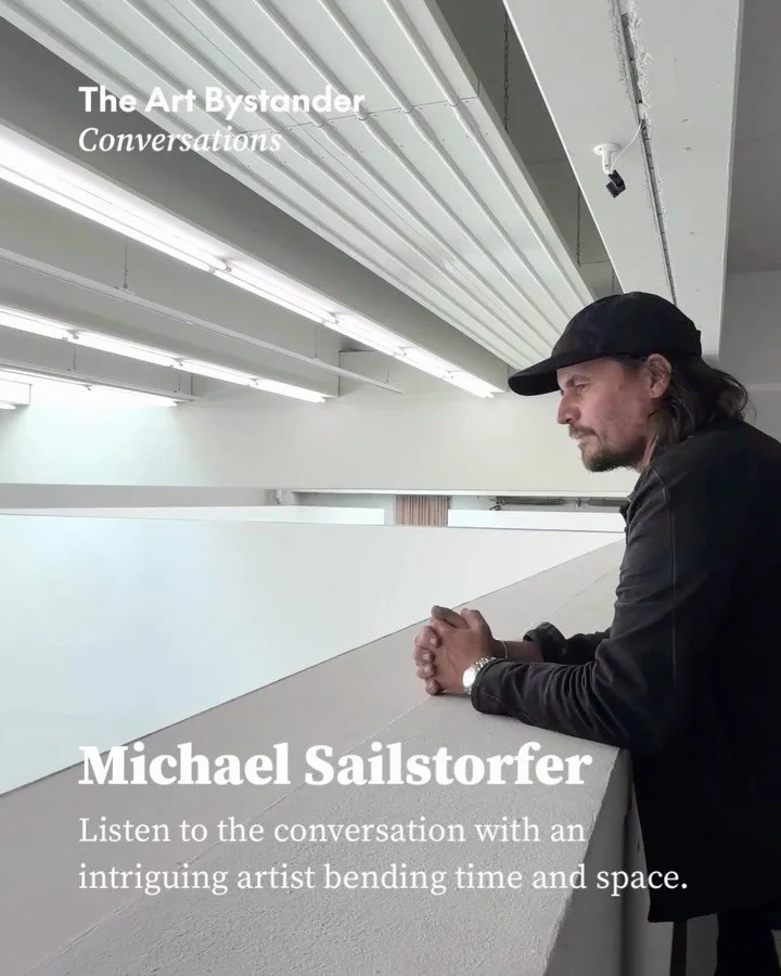 There was something strangely meditative about standing with Michael Sailstorfer @michaelsailstorfer in Berlin while the floor beneath us was gradually being dismantled.

I met the German artist at Galerie Judin&rsquo;s @galeriejudin Mercator H&ouml;