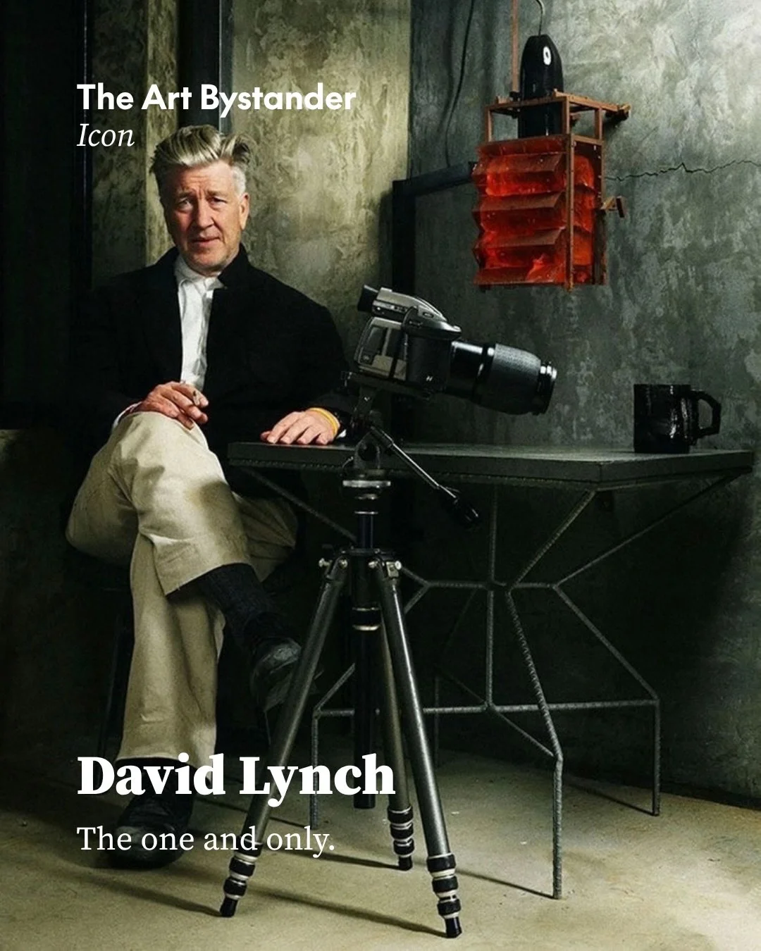 One of my favorite icons: David Lynch (1946&ndash;2025) came to cinema through painting. 

Born in Missoula, Montana, he sustained a visual practice spanning painting, drawing, photography, printmaking and sculpture throughout his filmmaking career.
