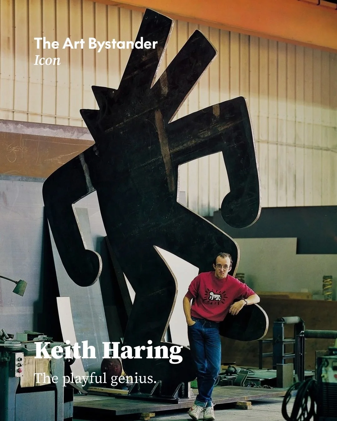 I haven&rsquo;t posted about Keith Haring for a while. Sometimes I get tired of his aesthetics. The dancing figures, barking dogs and radiant babies have become so familiar that I almost stop seeing them. Then I return to the work, remember his geniu