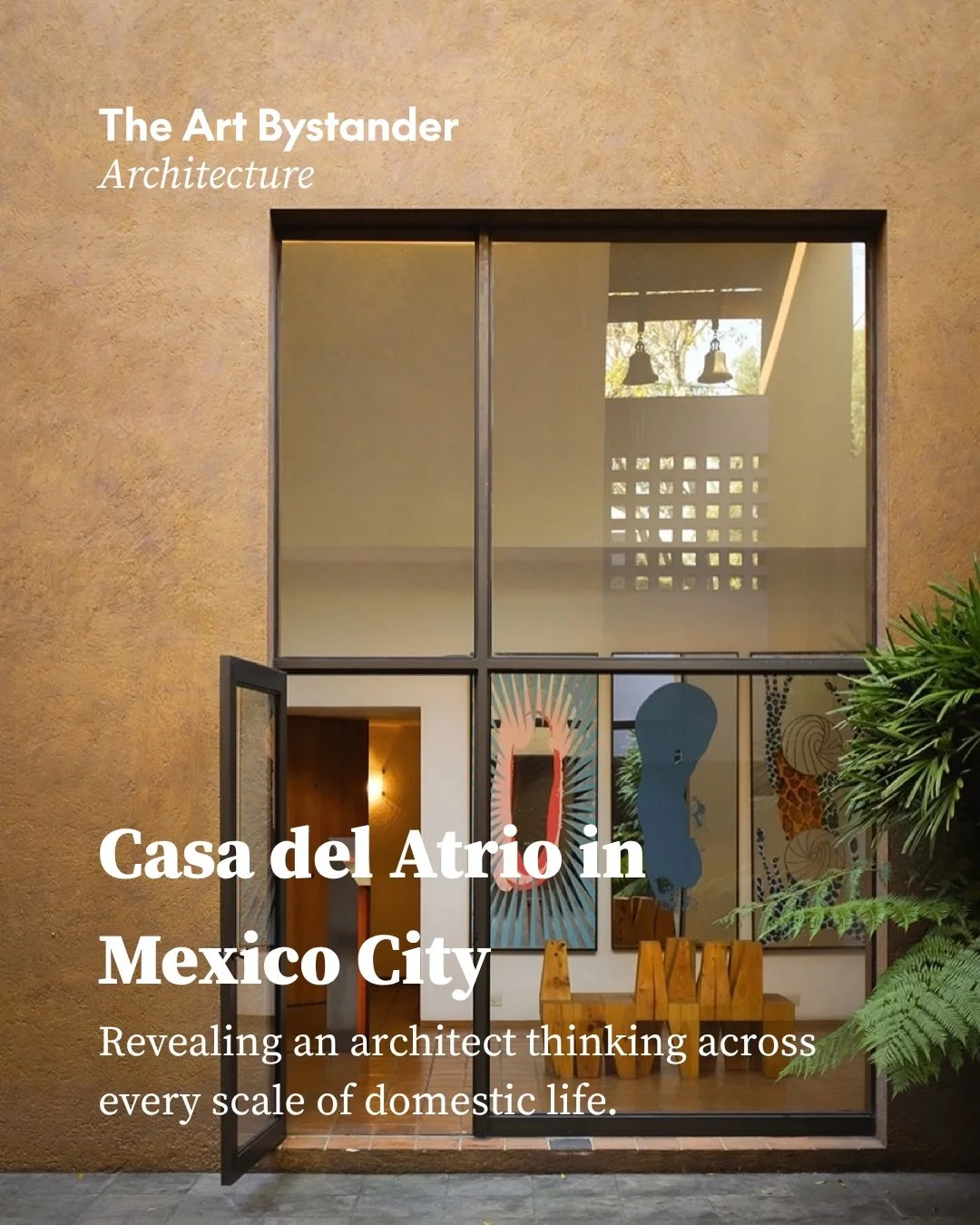 At Casa del Atrio, Antonio Attolini Lack designed everything down to the door handles.

Built in 1990 in Mexico City&rsquo;s San &Aacute;ngel neighbourhood, this private house reveals an architect thinking across every scale of domestic life. Generou