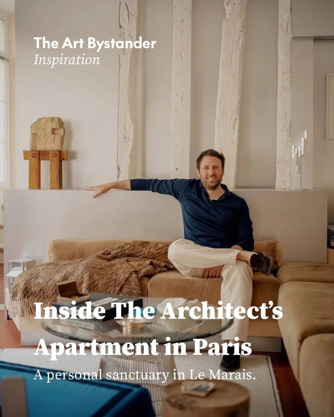 Brushed aluminium, brick-red floors and lacquered ceilings. In the heart of Le Marais, interior architect and designer Olivier Oksman has created a home shaped by personal taste and the pleasures of entertaining.

The apartment brings together the ge