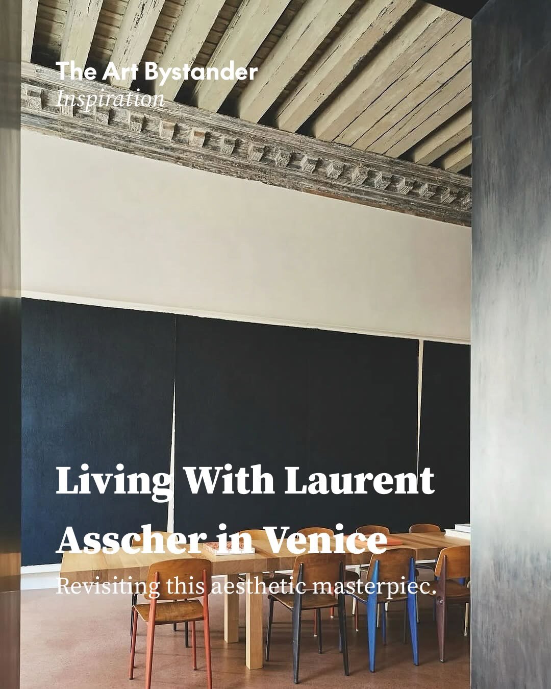 I just needed to revisit this masterpiece. In Venice, changing the paintings on your walls can require a boat, a crane and the temporary removal of a window.

For collector Laurent Asscher @laurent.asscher that was part of the calculation. He wanted 