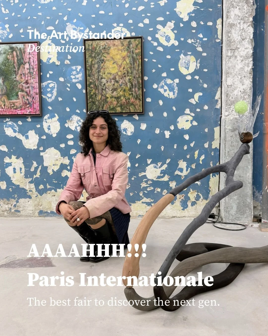 Snapshots from Paris Internationale @aaaahhhparisinternationale I LOVE this fair. For me, it remains the best place to discover the next generation of galleries and artists, and one of the visits I most look forward to during Paris art week.

An extr