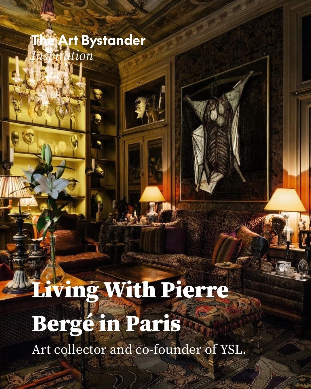 Pierre Berg&eacute;&rsquo;s Paris home on rue Bonaparte, in the building where &Eacute;douard Manet was born. A remarkable address, even before you step inside.

The collector and co-founder of Yves Saint Laurent surrounded himself with paintings, ra