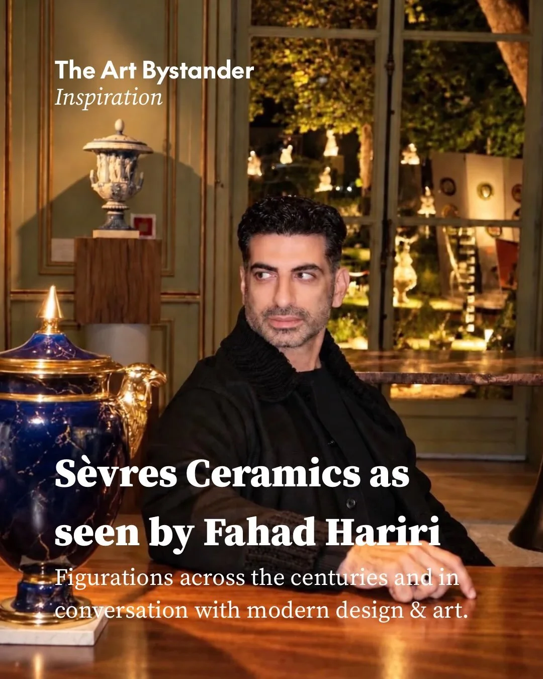 So happy to see my friend Fahad Hariri&rsquo;s @f.r.hariri  curatorial eye at work again in Paris. For this year&rsquo;s Ceramic Art Fair @ceramicartfair the Creative Director of PINTO @pintoparis  was invited by his friend Camille Leprince @leprince