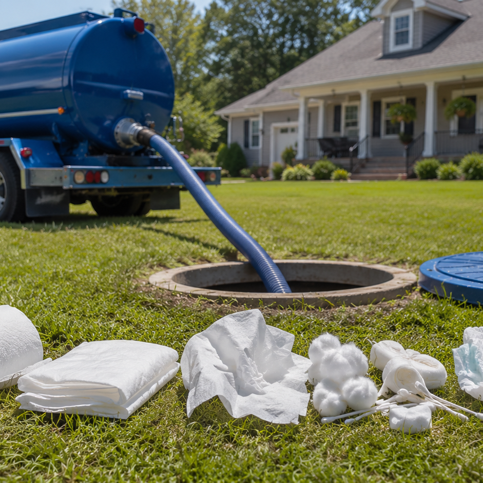What You Should Never Flush Into a Septic System