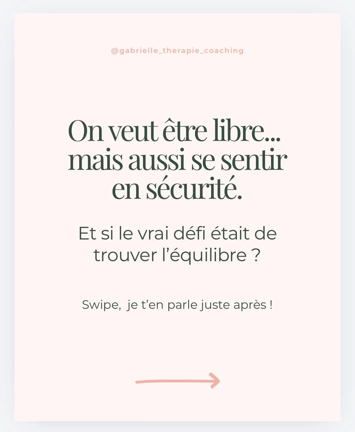 Publication Instagram : trouver l'équilibre entre la sécurité émotionnelle et la liberté
