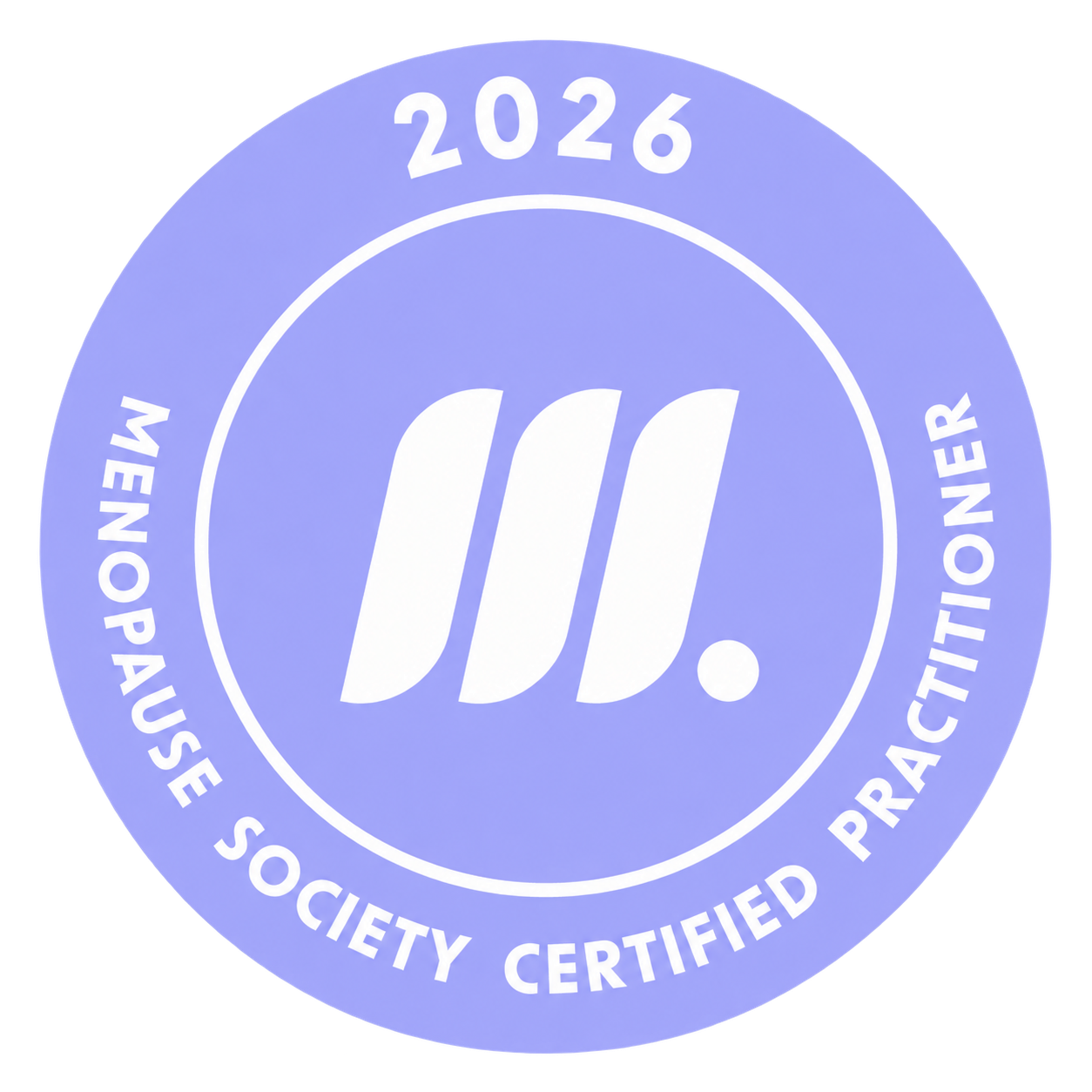 2026 Menopause Society Certified Practitioner badge