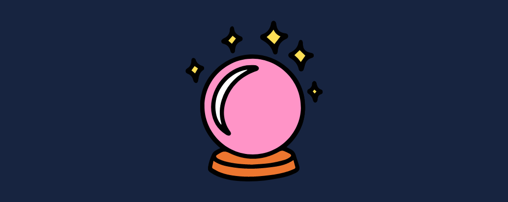 Image décorative "boule de cristal"