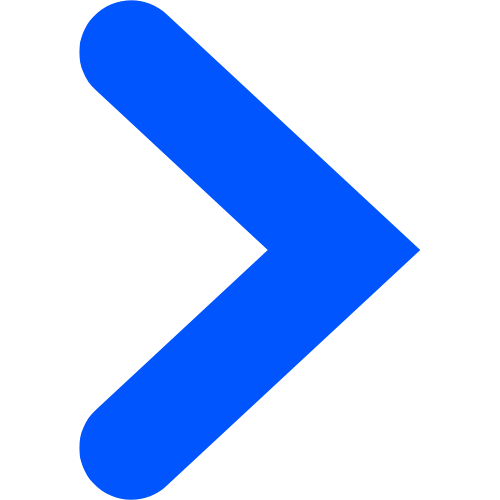 Icône flèche bleue