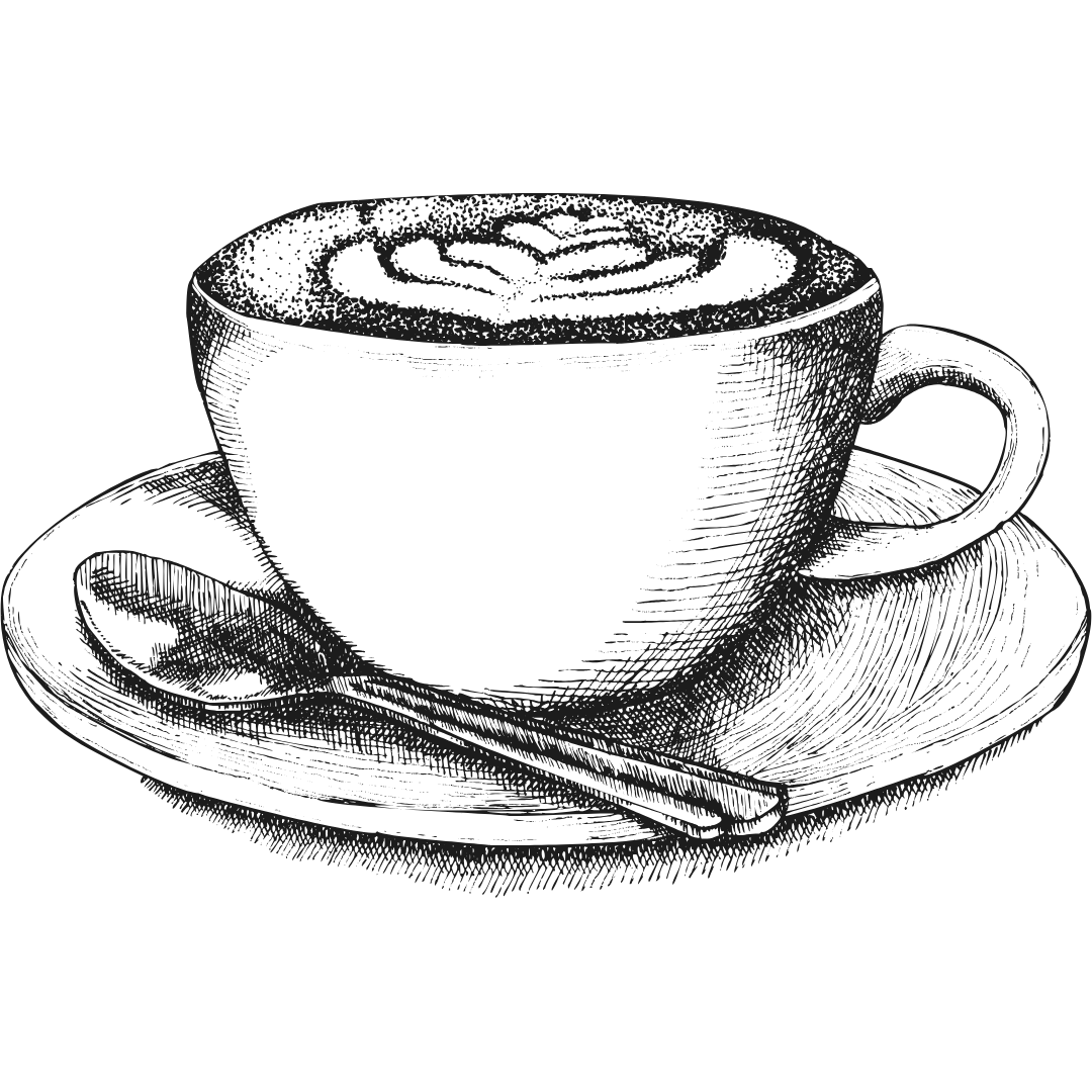 Illustration décorative tasse de café