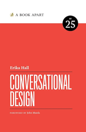 Conversational Design, livre d'Erika Hall