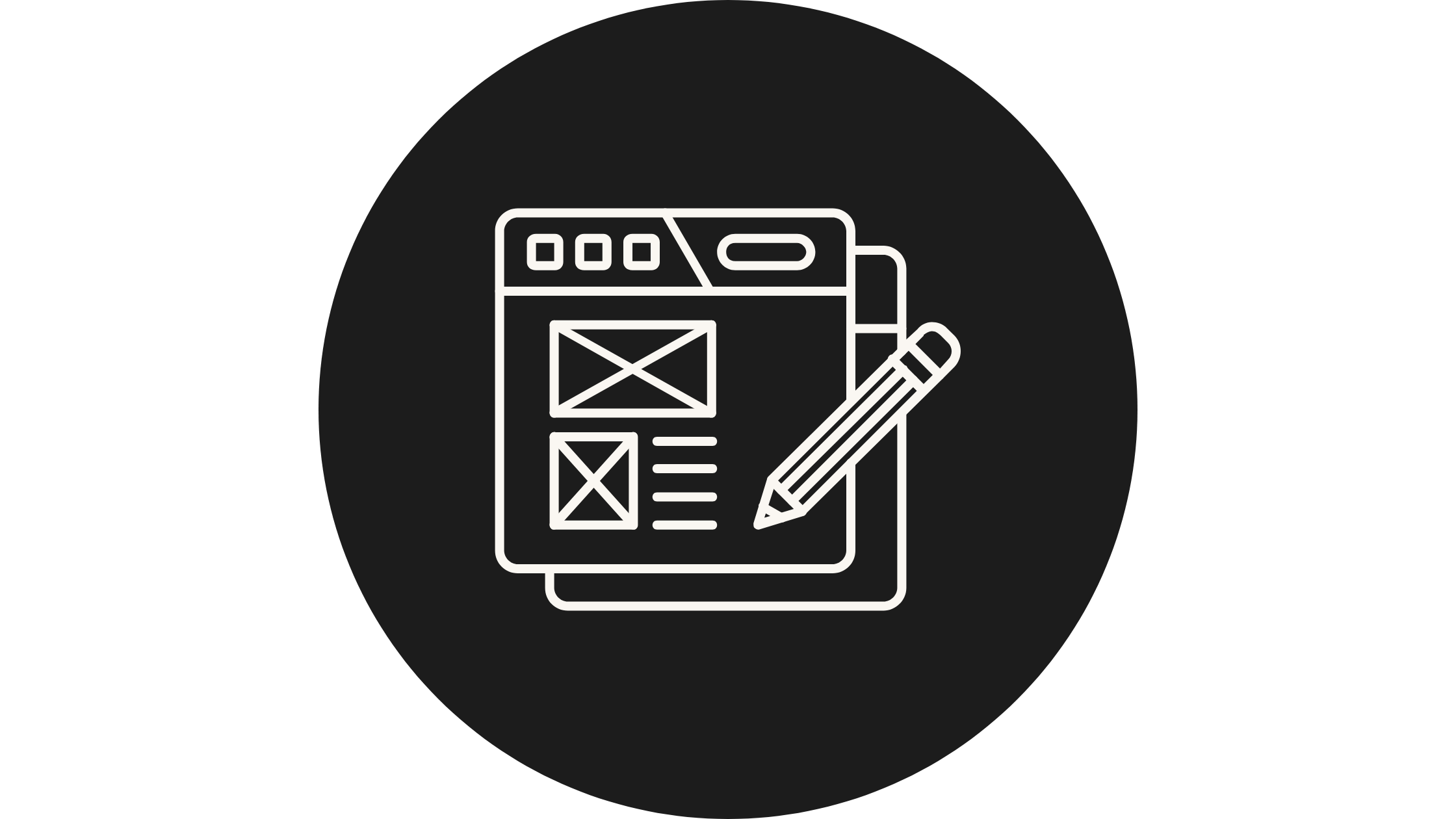 Illustration décorative content design