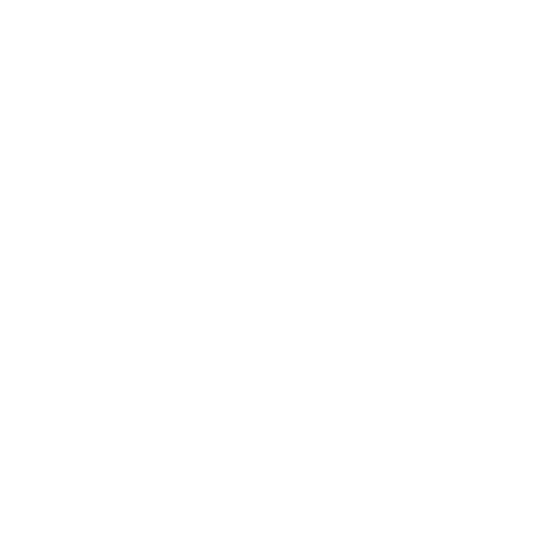 A minimalist white line drawing of a lotus flower within a circle, with a crescent moon, stars, and small decorative elements around it, on a black background.
