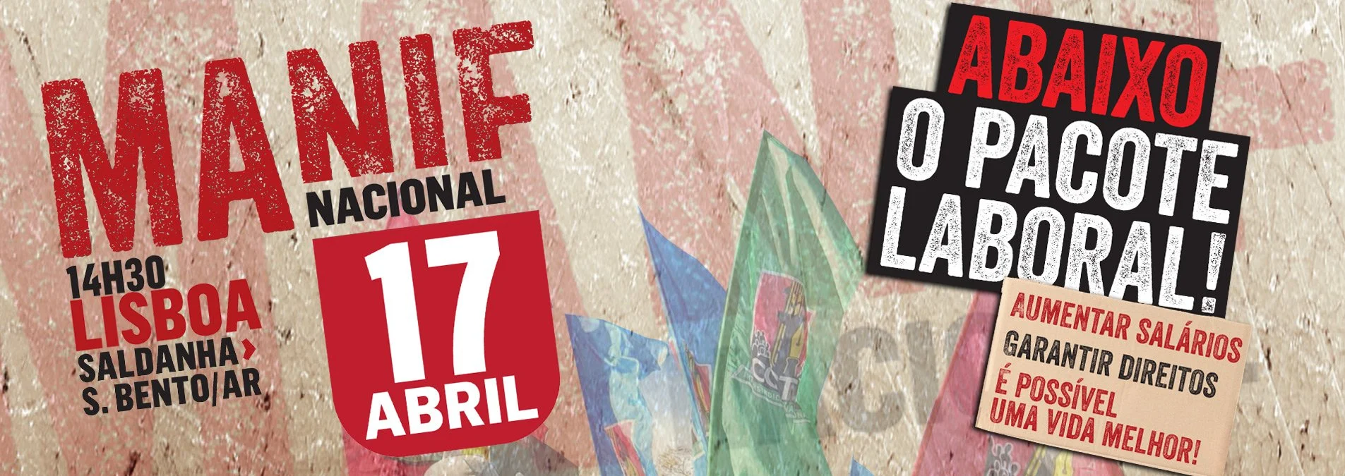 Manifestação Nacional 17 de abril 2026