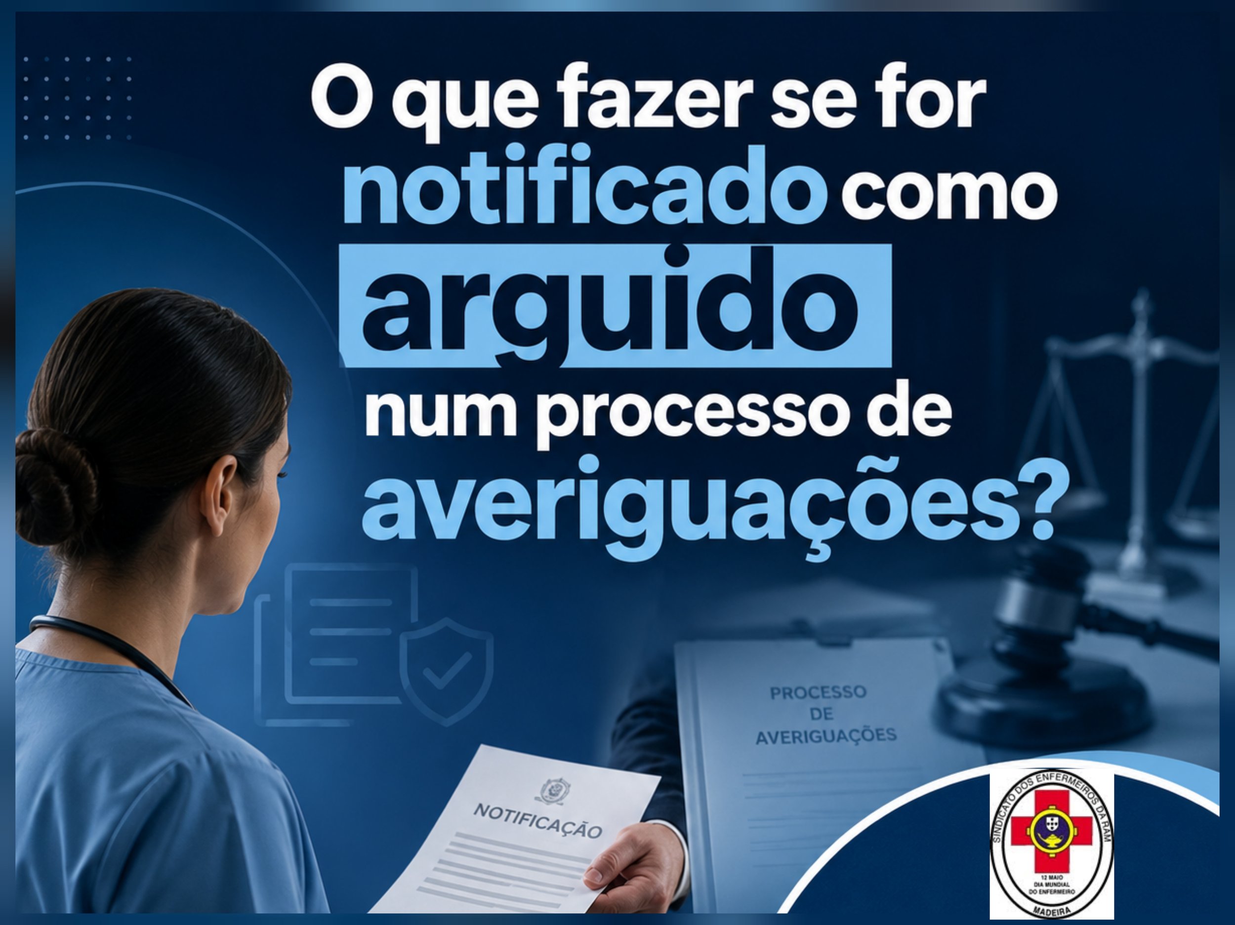 Foi notificado como arguido num processo de averiguações relacionado com a actividade laboral? Como deve proceder.