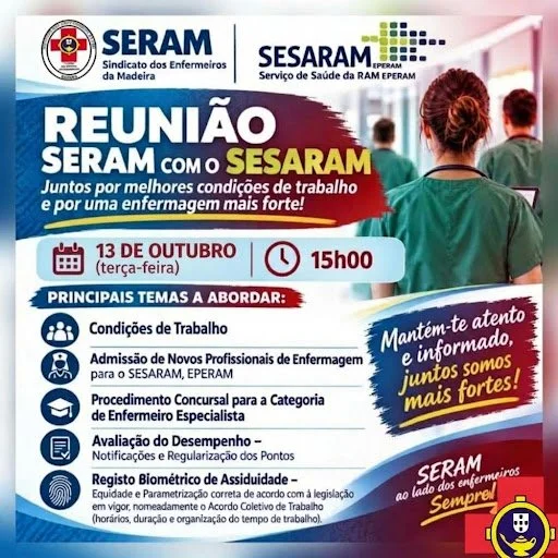 Reunião SERAM e SESARAM dia 13 de Outubro