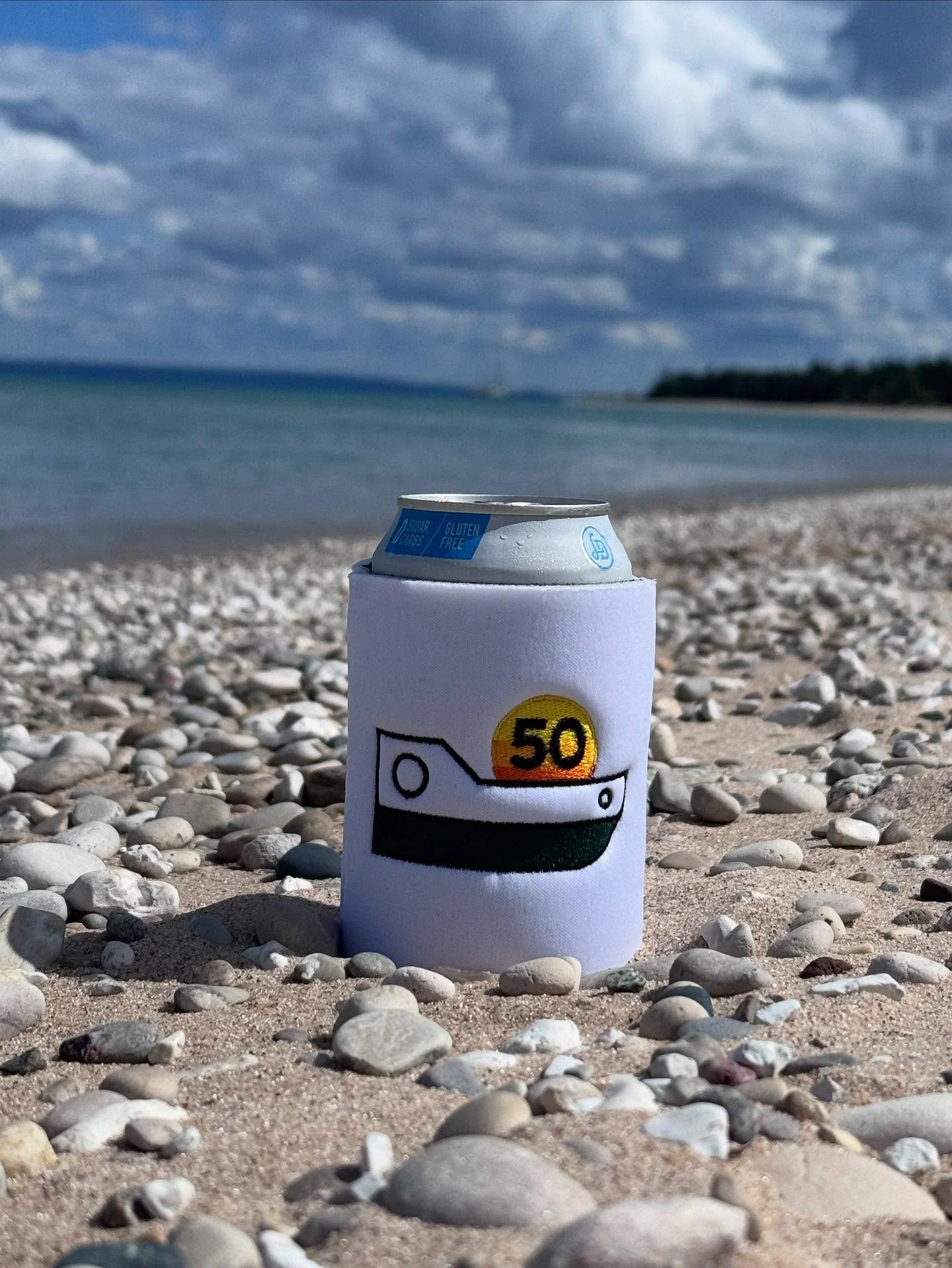 Cheers to custom koozies and a beautiful ☀️ weekend!