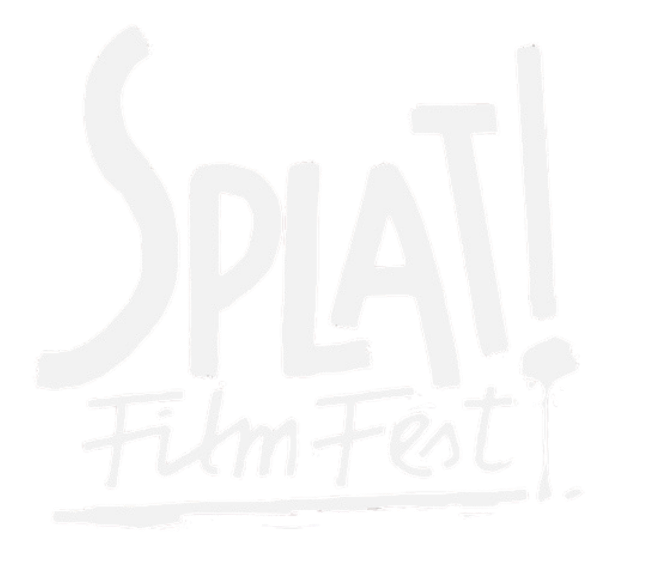 Logo for Spike Film Fest featuring stylized white text with a purple background element and paint splatters.