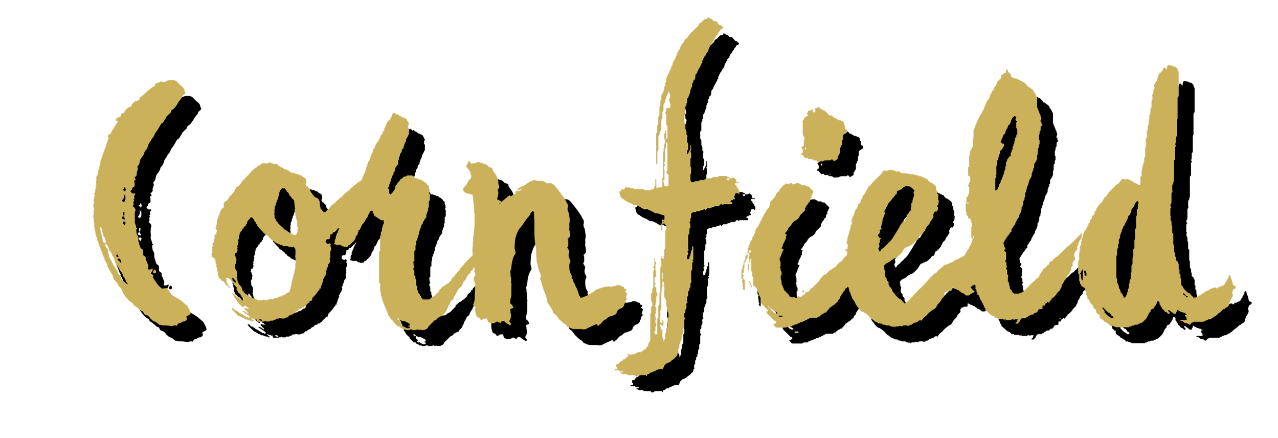 Gold handwritten-style text that says 'Celebrated' on a black background.