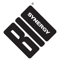 Black and white logo with the words 'RIG' and 'SYNERGY' arranged in a geometric pattern