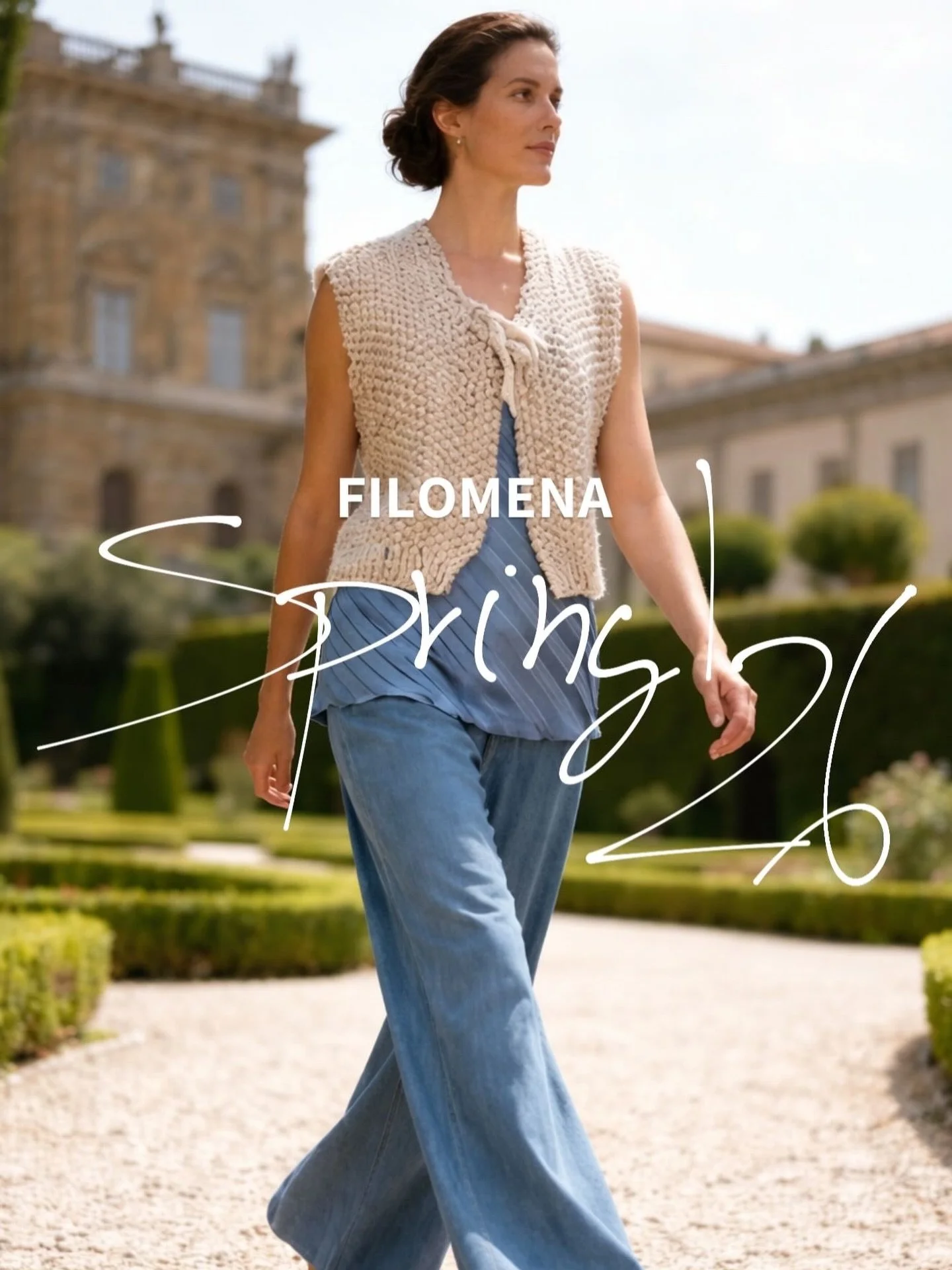 Filomena Firenze Womenswear Collection. 
  SPRING 2026
For an appointment visit FilomenaFirenze.com or send us a message here on Instagram.