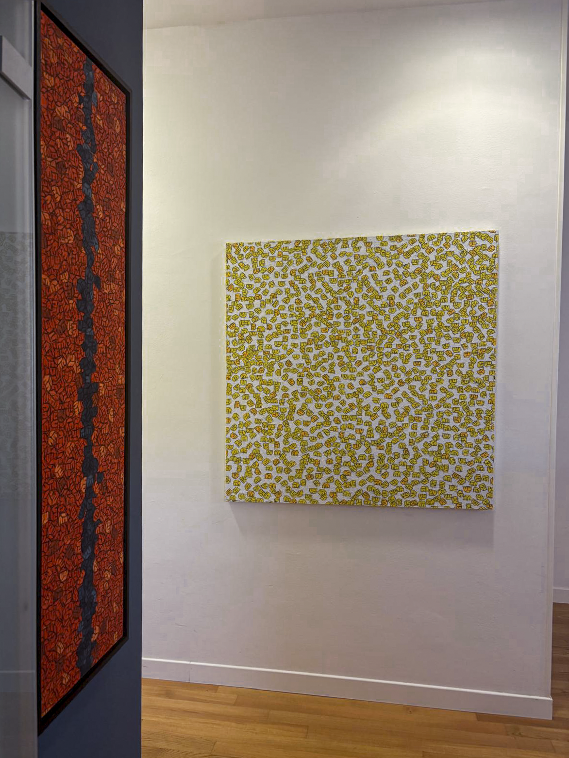 Opere d'arte in esposizione presso lo Studio Legale Santachiara in collaborazione con Bonioni Arte.