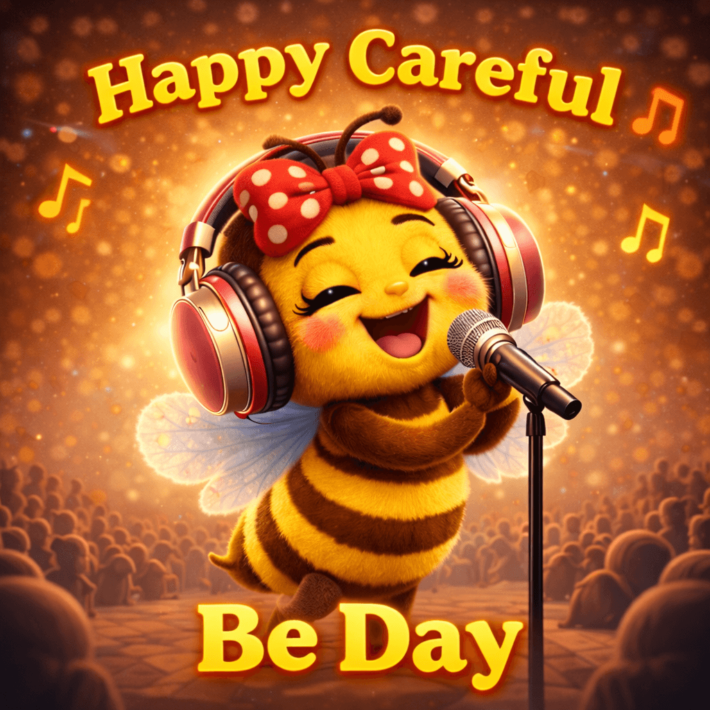 Kids Music Happy Careful Be Day with Lucy the Careful Bee