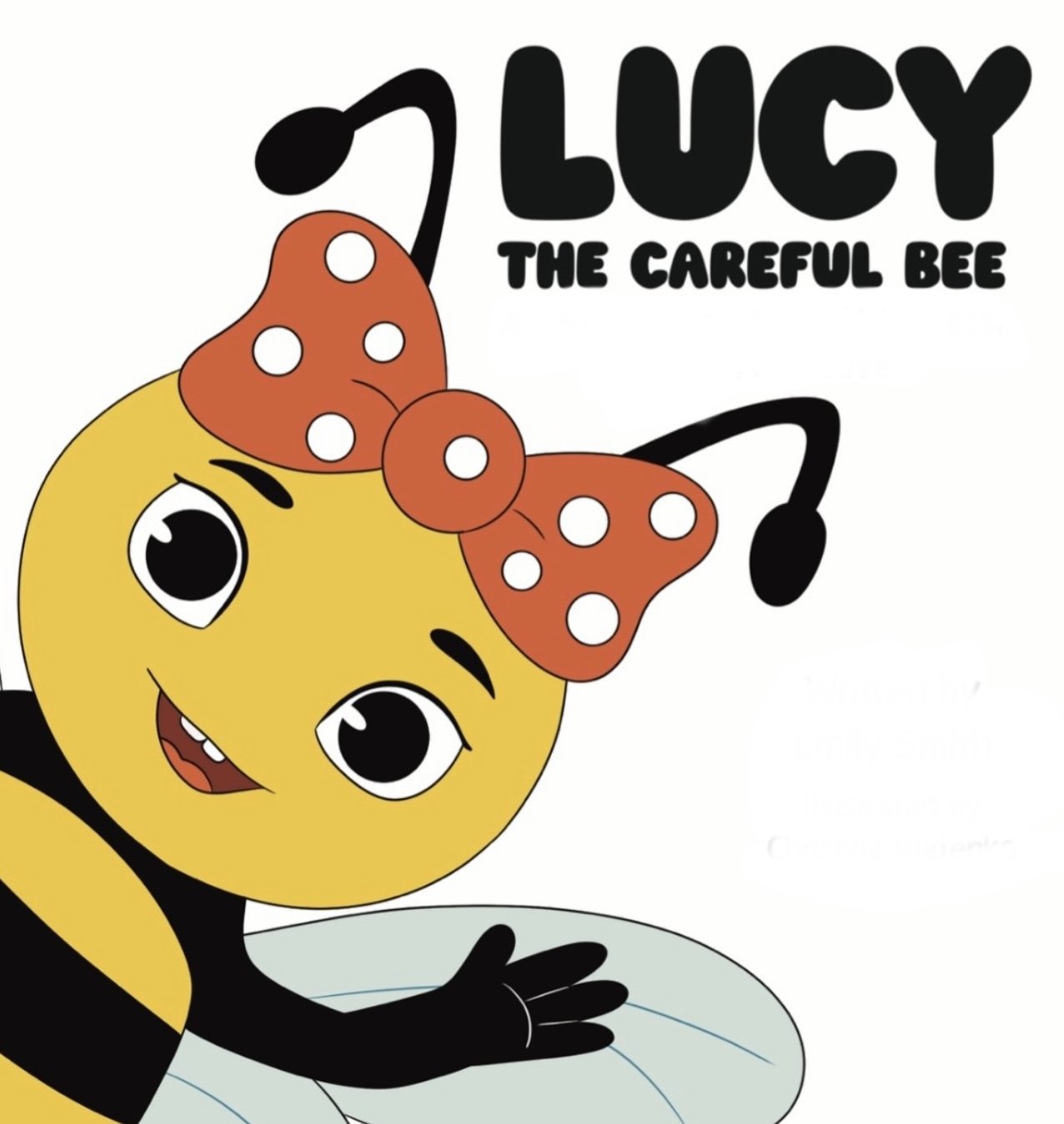 Lucy the Careful Bee preschool learning character from kindness story books