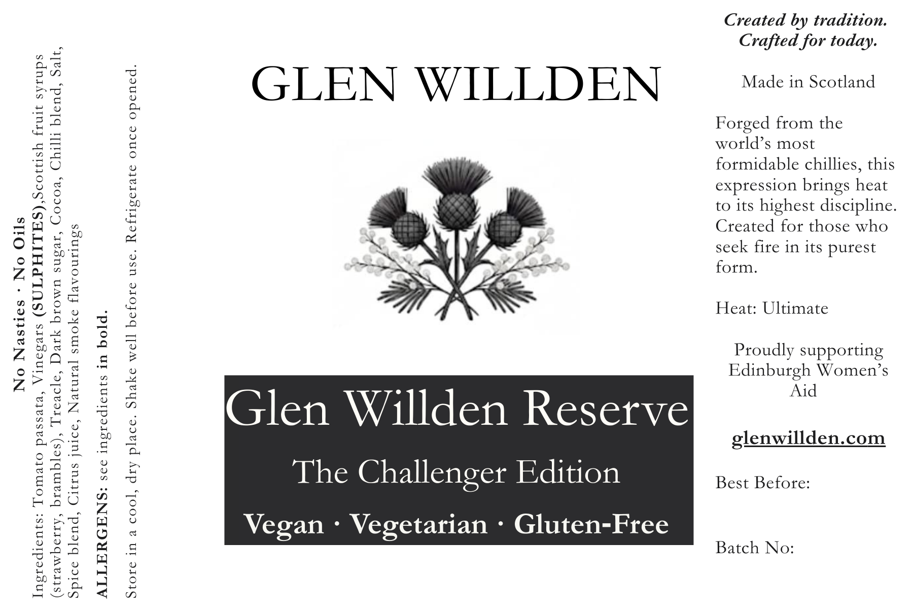 Glen Willden Reserve - The Challenger Edition (v) 250ML