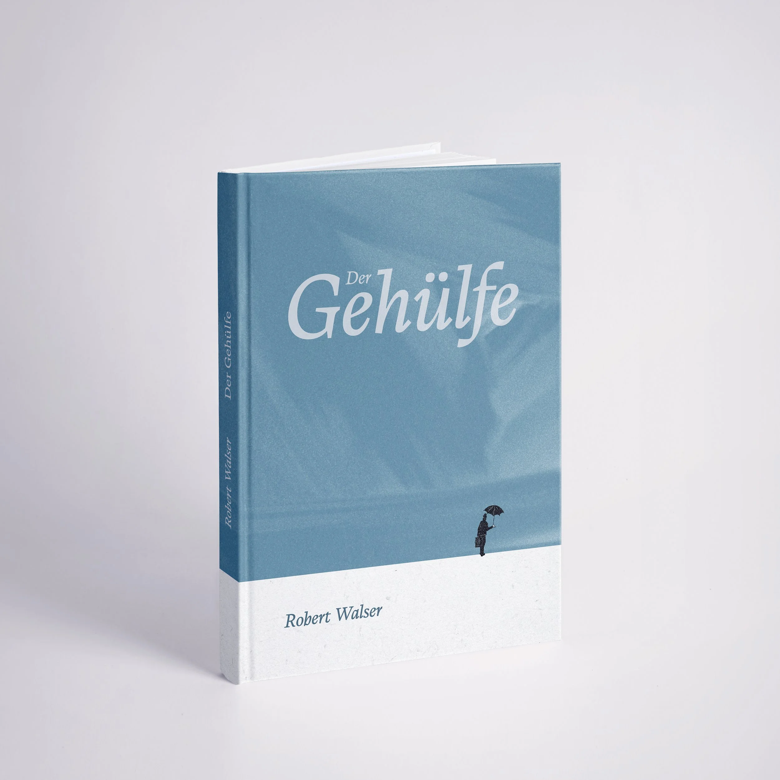Cover des Buches Der Gehülfe von Robert Walser, gestaltet von Klara Bleier