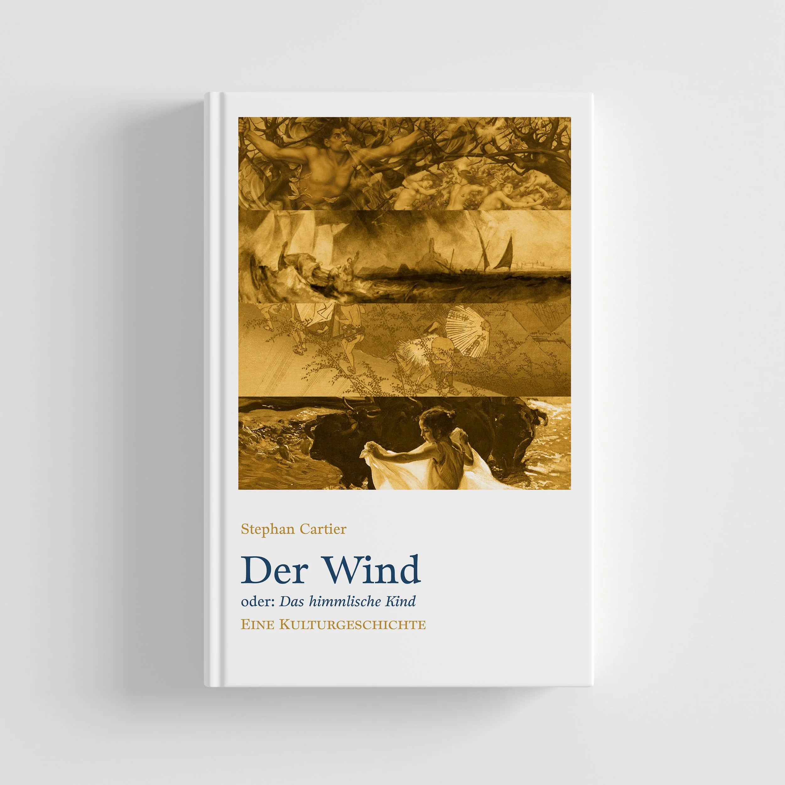 Cover des Buches Der Wind von Stephan Cartier, gestaltet von Klara Bleier