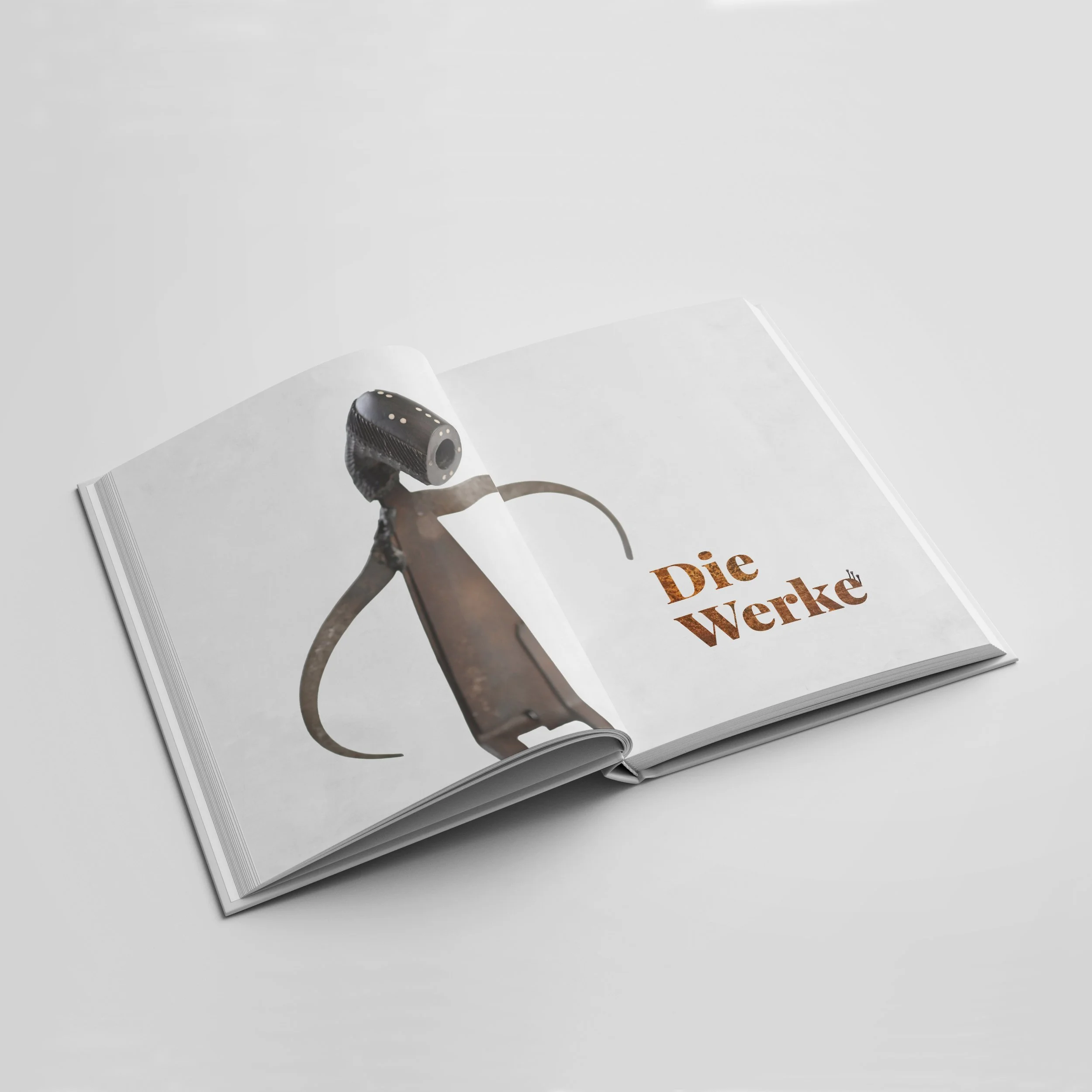 Innenlayout des Buches Dialog der Dinge von Elisa Greenwood, gestaltet von Klara Bleier