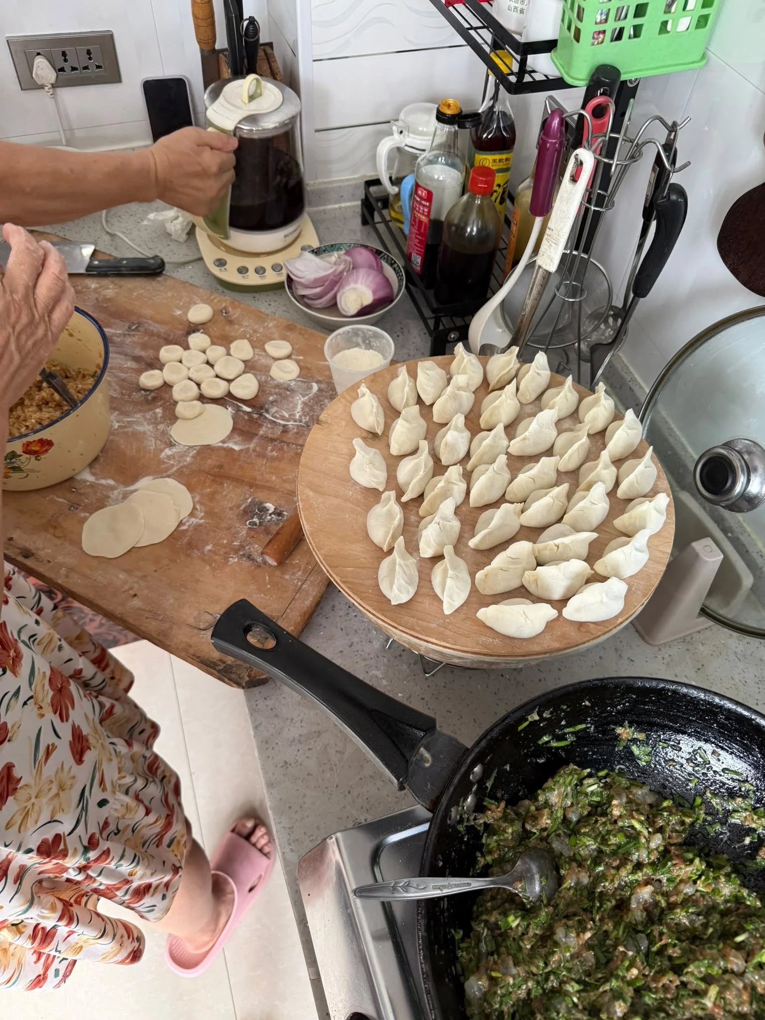 Dumpling making