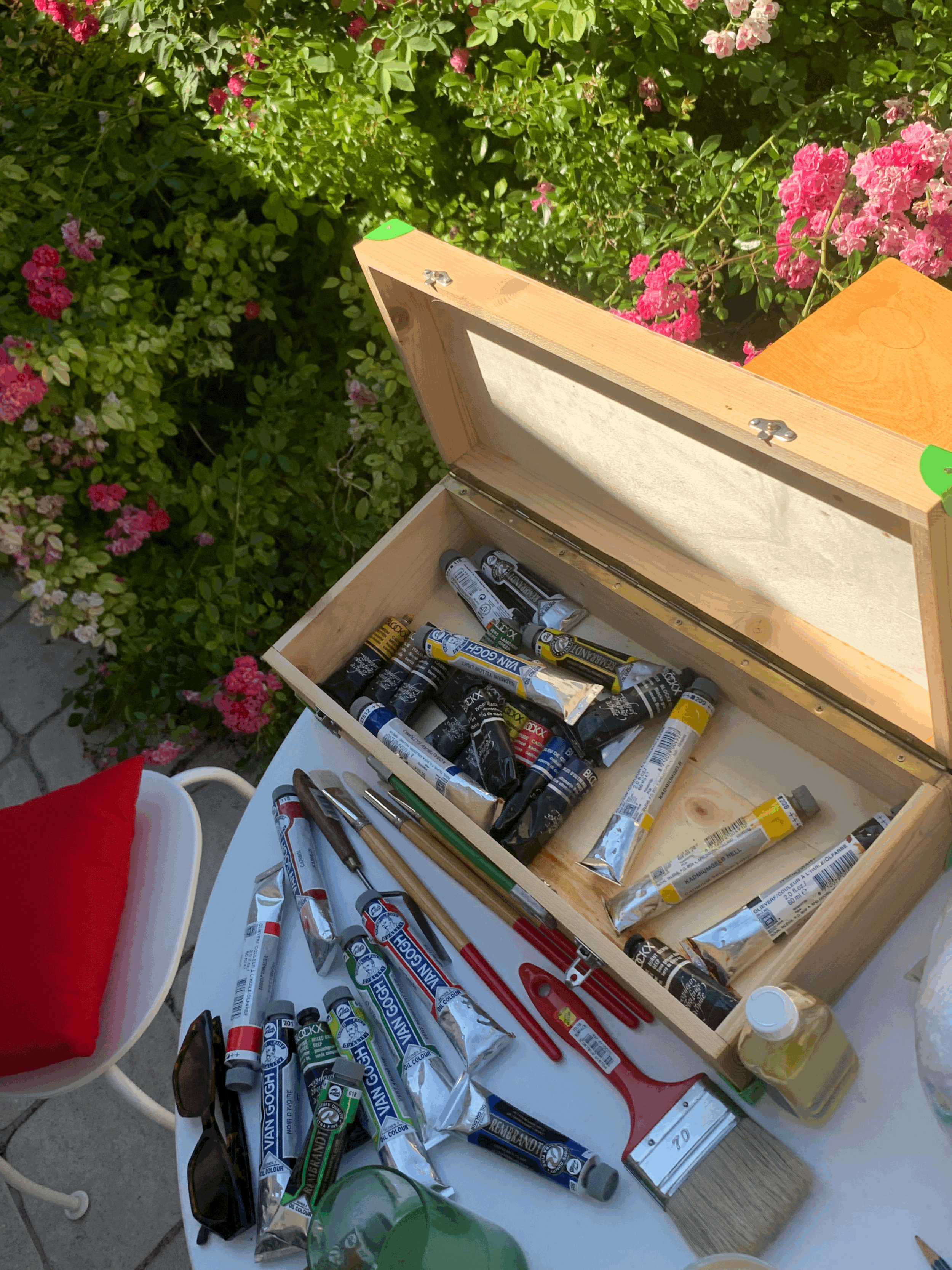 Painting in the Gardens