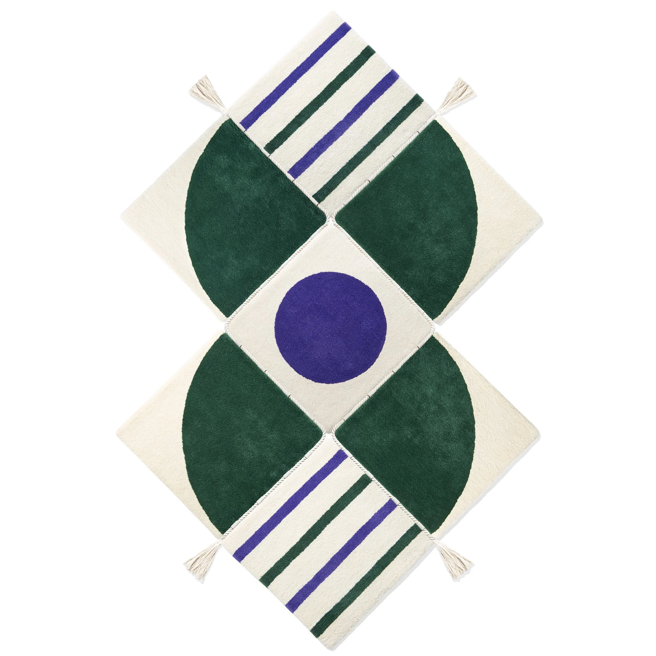 Rhomboid Modular Carpet