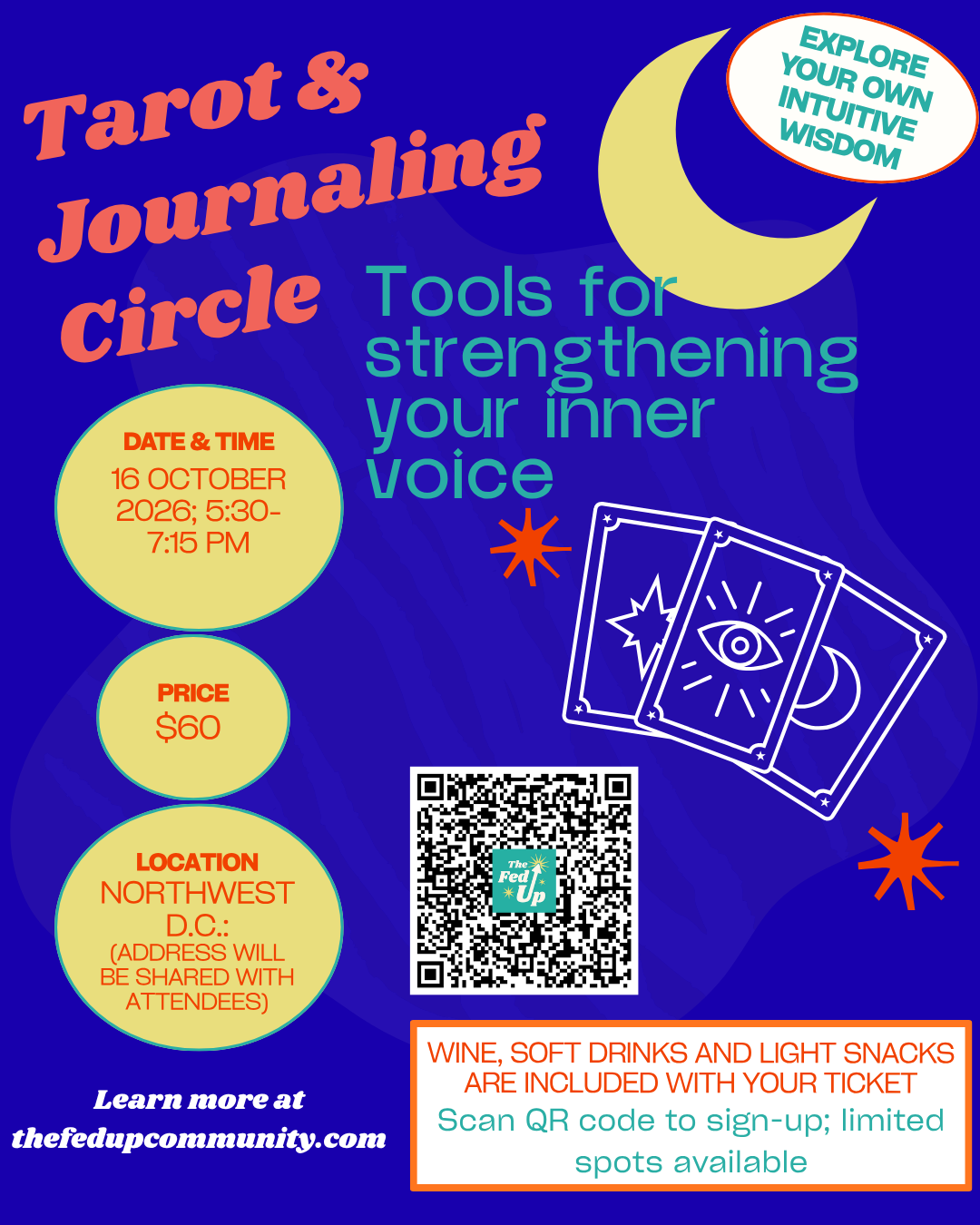 Tarot & Journaling Circle:  Tools for Strengthening Your Inner Voice