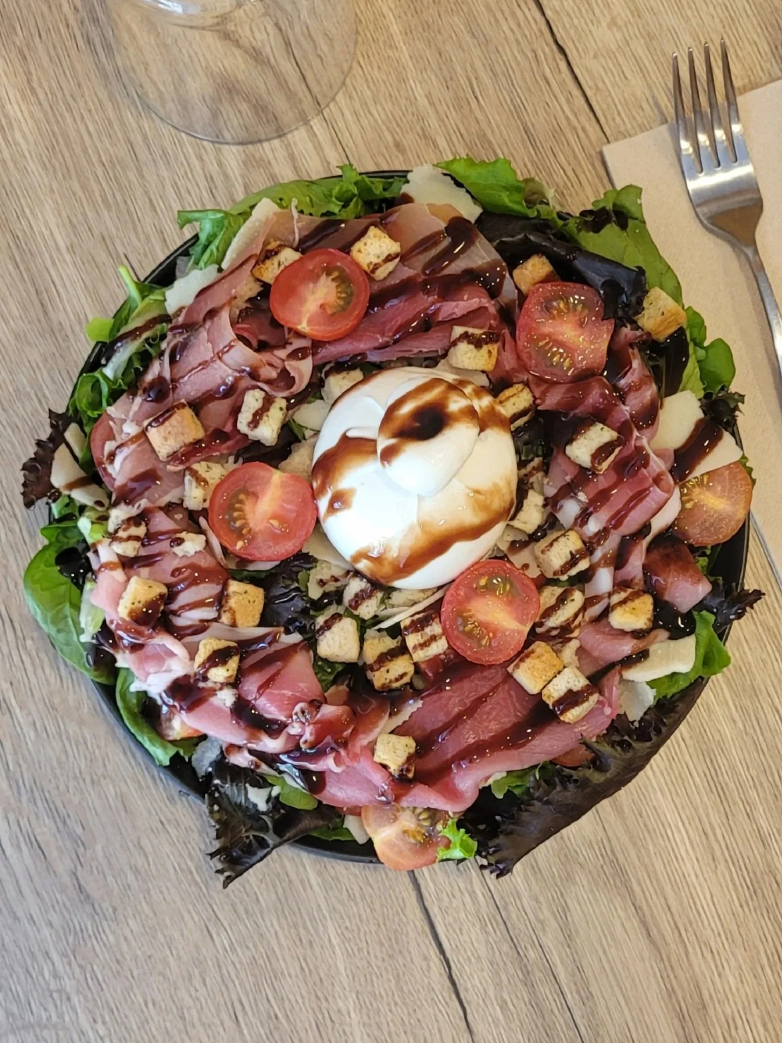Salade Jambon Burrata