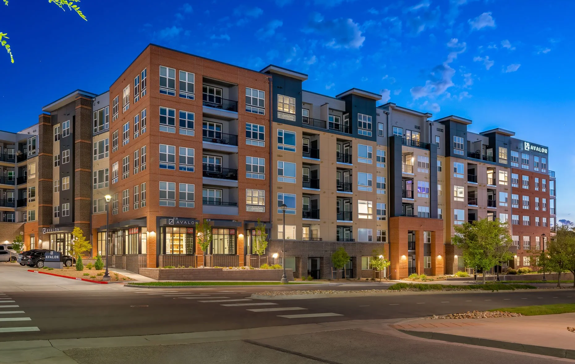 Westminster Promenade at dusk