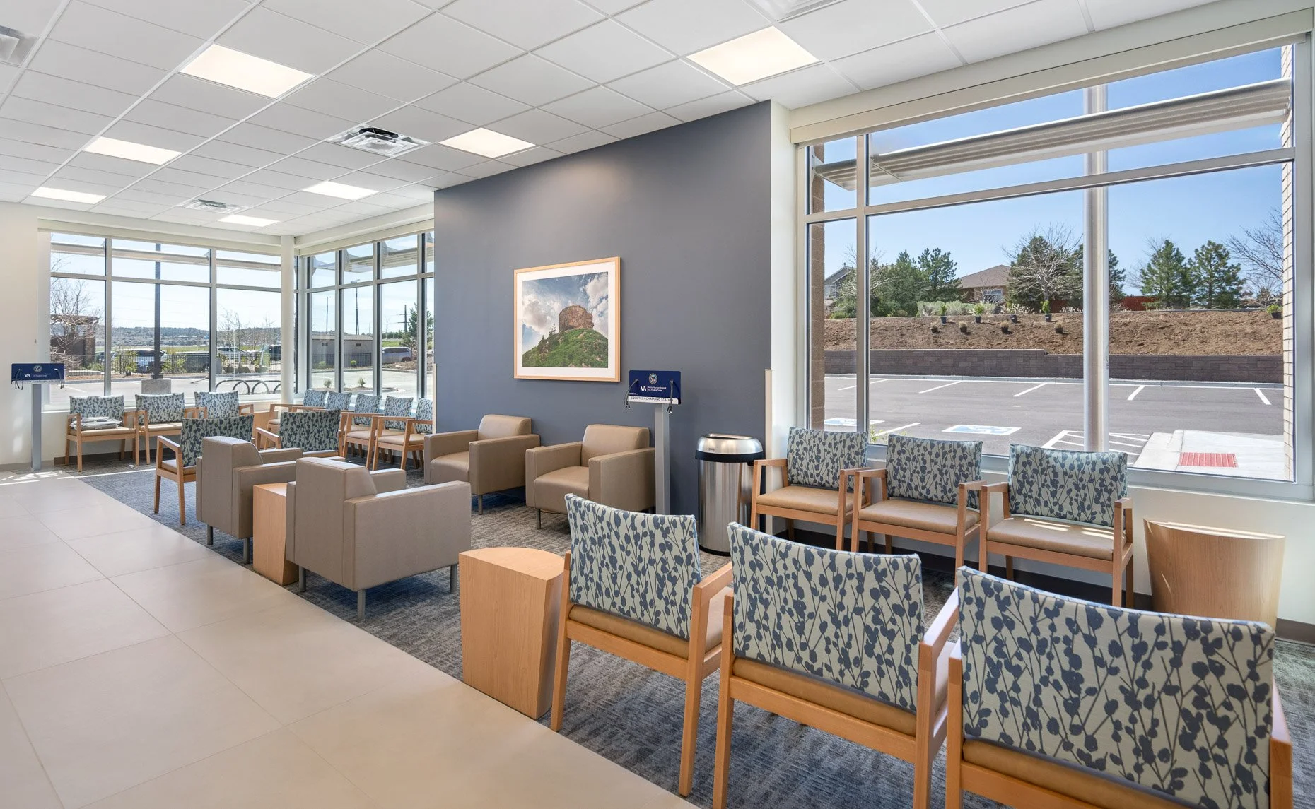 Reception area in Veterans Clinic in Castle Rock CO