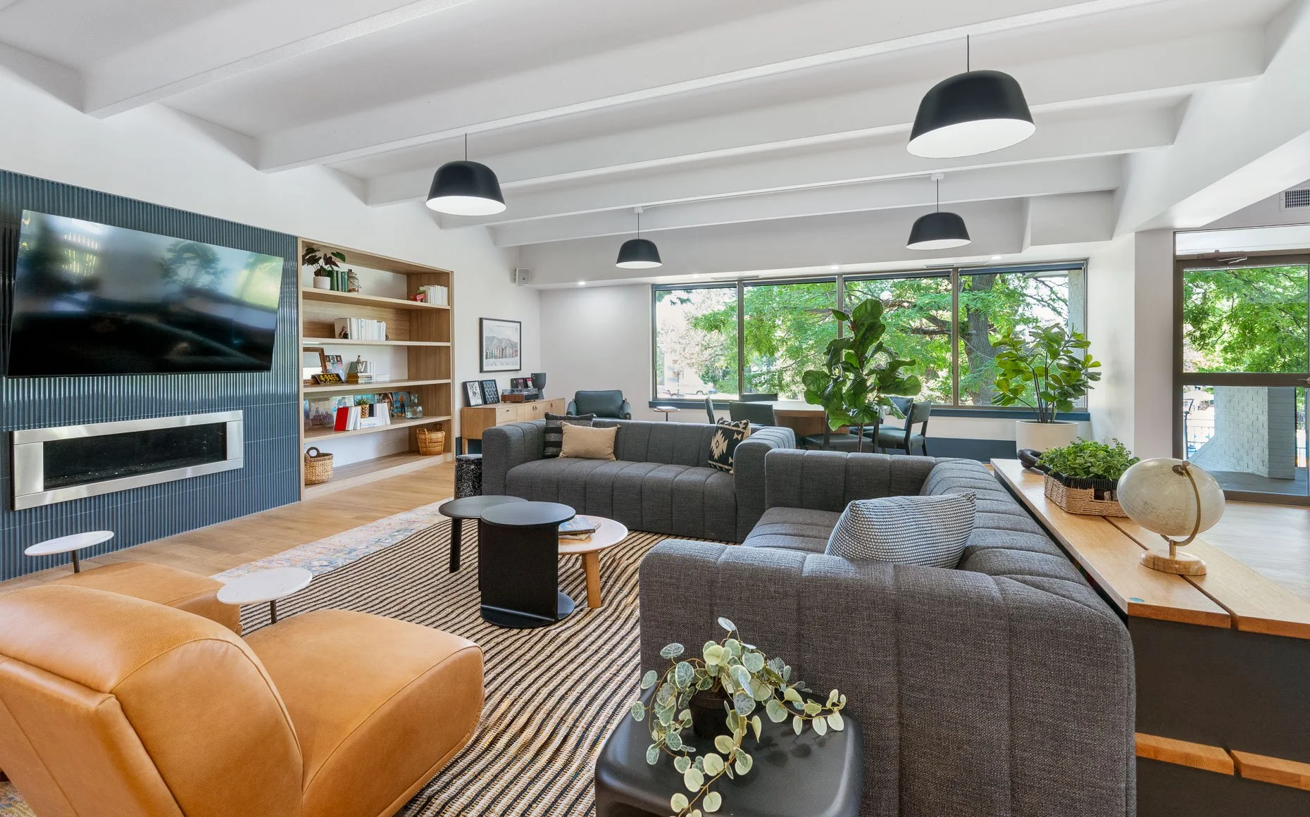 Gorgeous clubhouse room in newly updated apartment complex The Elm