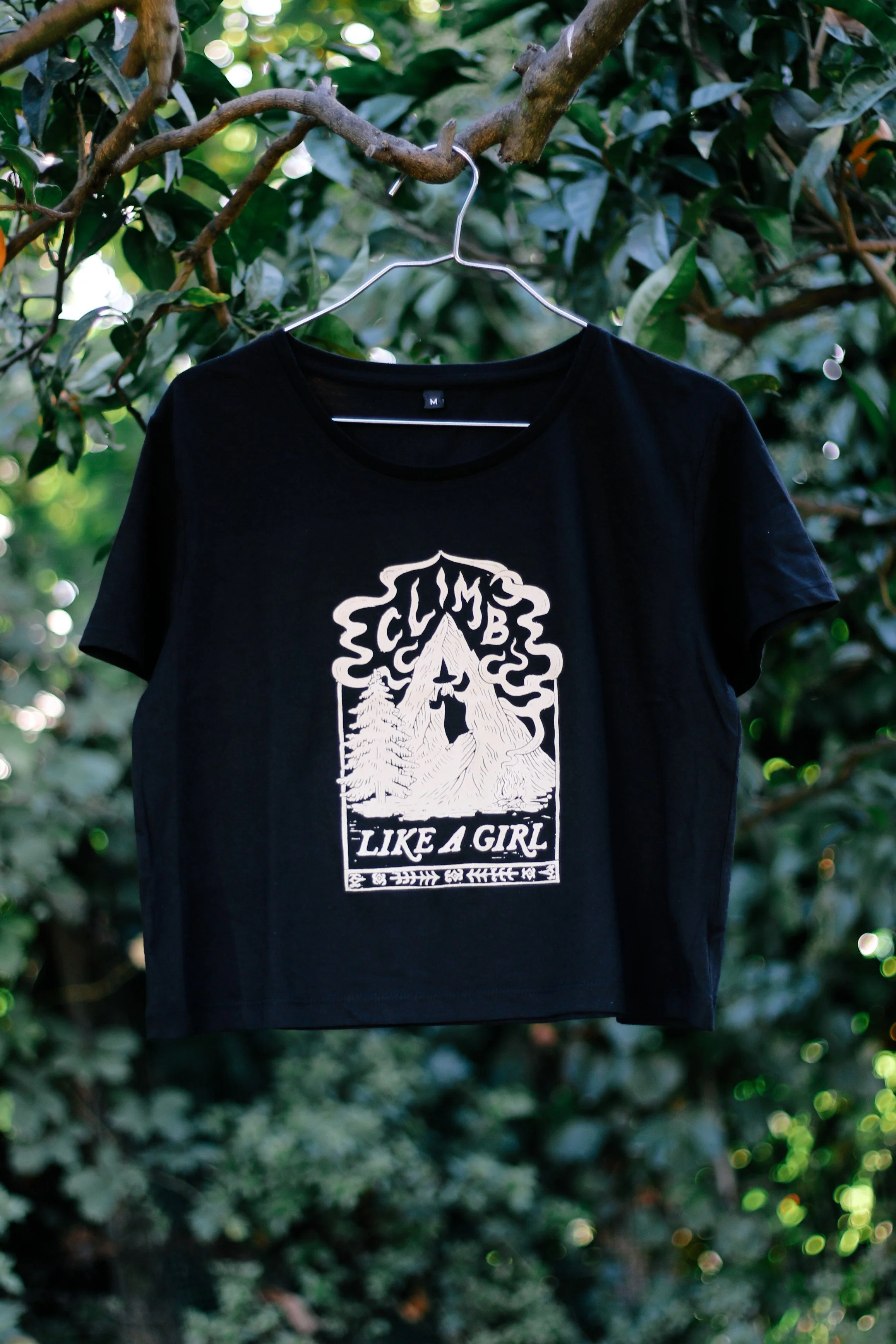 Climb Like a Girl Crop Top