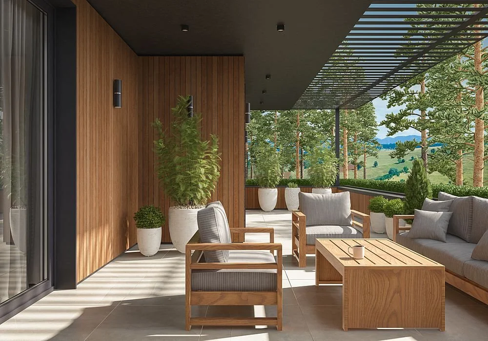 There are plentiful choices of materials  when selecting patio furniture. Ask Monique to show you different selections.