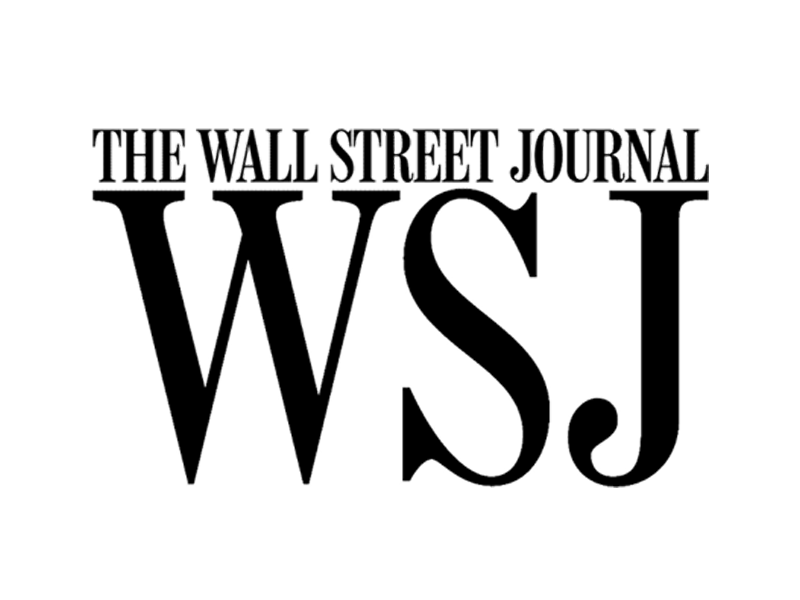 Logo of The Wall Street Journal with large letters WSJ and the newspaper name above.
