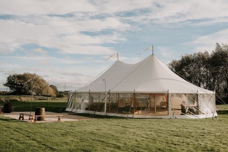 Two Pole Sailcloth Marquee | Kent & South East
