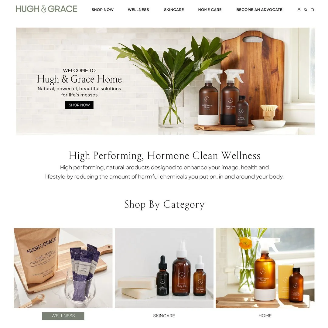 Hugh & Grace Website Redesign